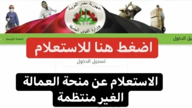 التسجيل في منحة العمالة الغير منتظمة بالشروط الكاملة وحقيقة الصرف النهائي