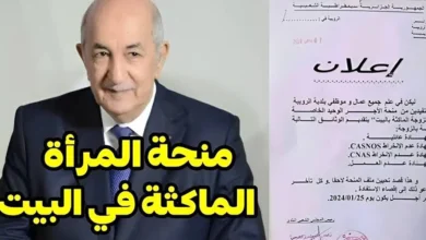 دليلك الشامل للحصول على منحة المرأة الماكثة في البيت anem.dz